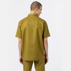 Dickies Relaxed Fit Workshirt kort�rmet Green Moss
