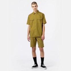 Dickies Relaxed Fit Workshirt kort�rmet Green Moss