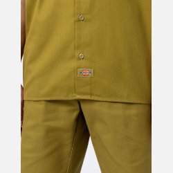 Dickies Relaxed Fit Workshirt kort�rmet Green Moss