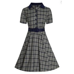 Dolly Penelope Retro navyternet 1950'er swingkjole