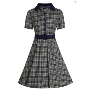 Dolly Penelope Retro navyternet 1950'er swingkjole