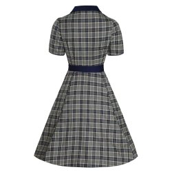 Dolly Penelope Retro navyternet 1950'er swingkjole