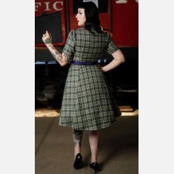Dolly Penelope Retro navyternet 1950'er swingkjole