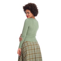 Flower Power Cardigan grn