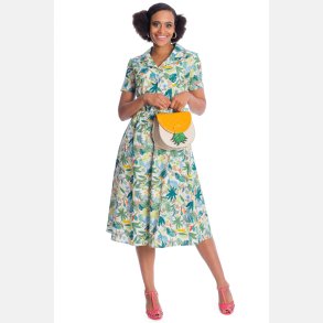 Forest 50er skjortekjole offwhite