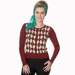 Forever Dreaming cardigan Burgundy