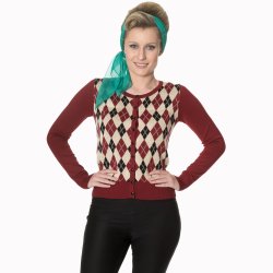 Forever Dreaming cardigan Burgundy