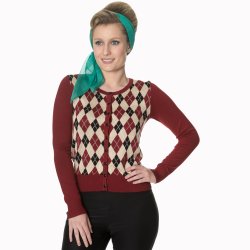 Forever Dreaming cardigan Burgundy