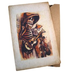 Mexicansk Postkort Guitarrista