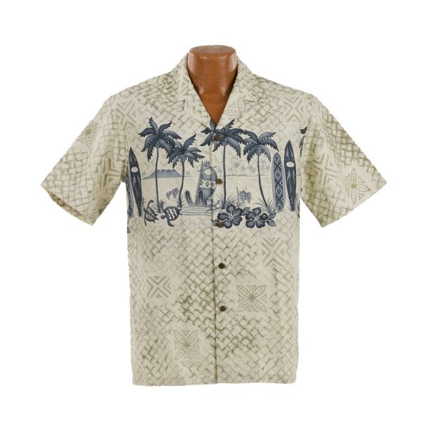 Surf Mat Gray Hawaii skjorte
