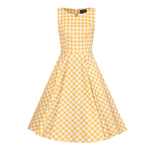 Hearts Gemma Gingham 50er swingkjole