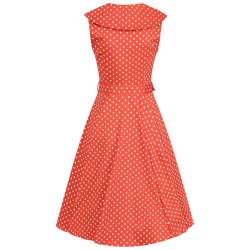 Hearts Hannah 1950'er polkadot skjortekjole