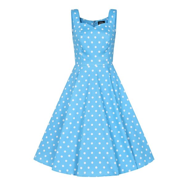 Hearts Marlene Polkadot 50er swingkjole