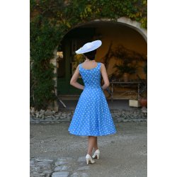 Hearts Marlene Polkadot 50er swingkjole