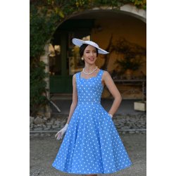 Hearts Marlene Polkadot 50er swingkjole