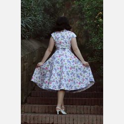 Hearts Zoey Floral 50er swingkjole