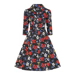 Hearts Milly Floral 1950'er skjortekjole