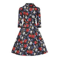 Hearts Milly Floral 1950'er skjortekjole