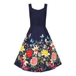 Hearts Moonlight Butterfly 50er swingkjole