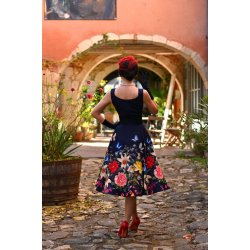 Hearts Moonlight Butterfly 50er swingkjole