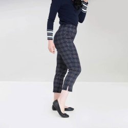 Pebbles 50er Tartan Cigaretbukser