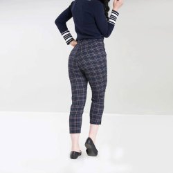 Pebbles 50er Tartan Cigaretbukser