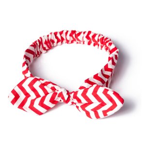 Lauras Hrbnd Hrbnd rd/hvide zig zag striber