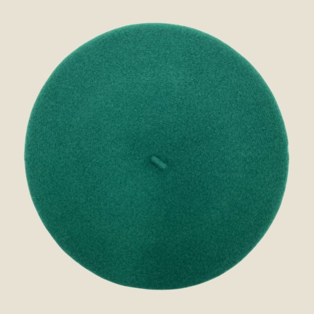Klassisk fransk Baret i 100% uld - Gr�n