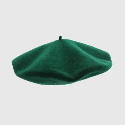 Klassisk fransk Baret i 100% uld - Gr�n