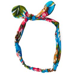 Hrbnd turkis med hibiscus