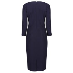 Zoe Vine Lorna navy pencilkjole