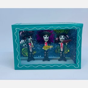 Mexicansk diorama Mariachi band