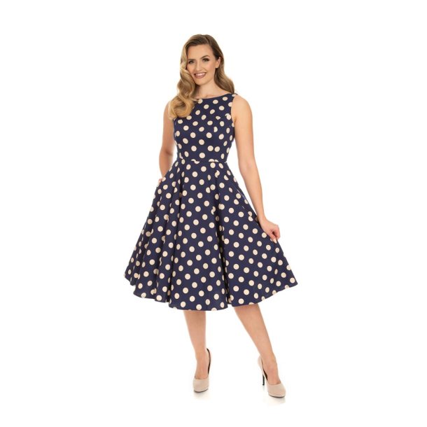 Hearts Mia Polkadot 50er swingkjole