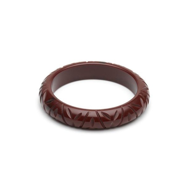 Midi Mahognibrun Fakelite armbnd