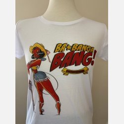 The Devil Cowgirl Girl T-shirt i hvid