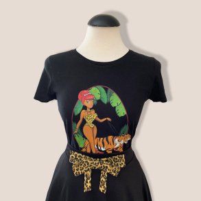 The Junglegirl Girl T-shirt i sort