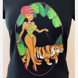 The Junglegirl Girl T-shirt i sort