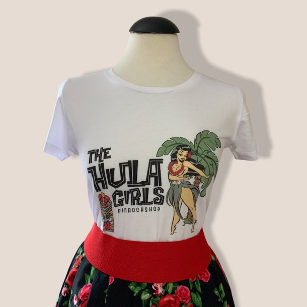 The Hula Girl T-shirt i hvid