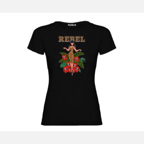 Wild & Rebel T-shirt i sort