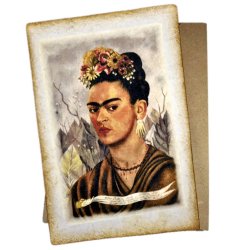 Mexicansk Postkort Frida Kahlo Autumn