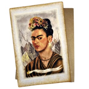 Mexicansk Postkort Frida Kahlo Autumn