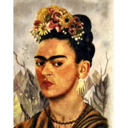 Mexicansk Postkort Frida Kahlo Autumn