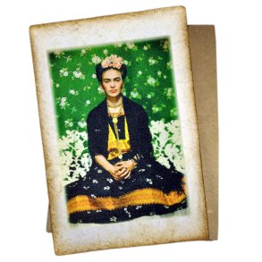 Mexicansk Postkort Frida Kahlo Grn