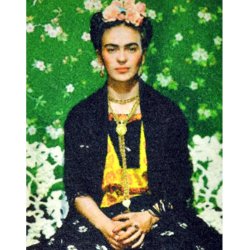 Mexicansk Postkort Frida Kahlo Grn