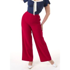 Pretty Retro swing hjtaljede slacks i rd