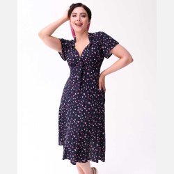 Pretty Retro Tea kjole Pansy