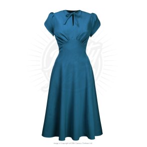 Pretty Retro Starlet kjole i Petrol Bl