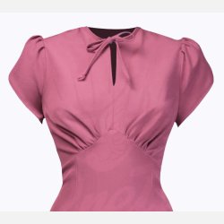 Pretty Retro Starlet kjole i Dark Rose