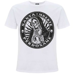 Mexican Mob Santa Muerte T-shirt hvid