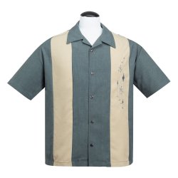 Steady Clothing Mid Century Marvel Charcoal skjorte